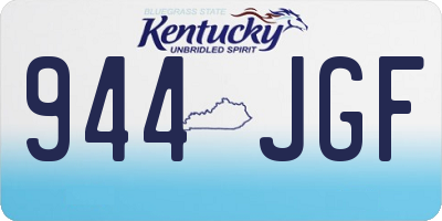 KY license plate 944JGF
