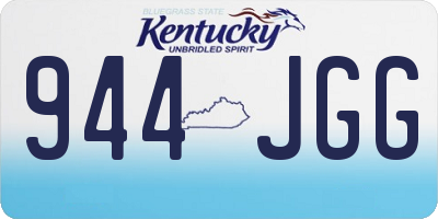 KY license plate 944JGG