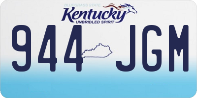 KY license plate 944JGM