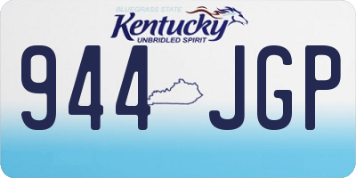 KY license plate 944JGP