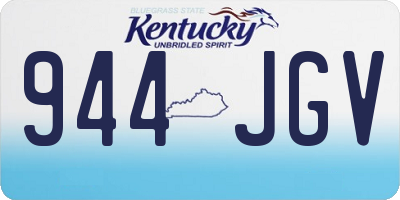 KY license plate 944JGV