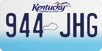 KY license plate 944JHG