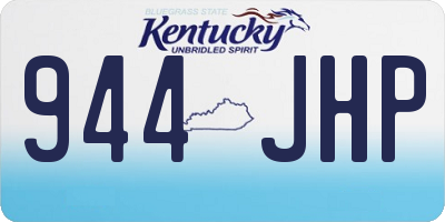 KY license plate 944JHP