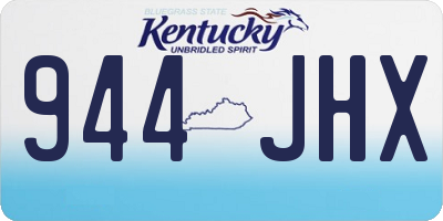 KY license plate 944JHX