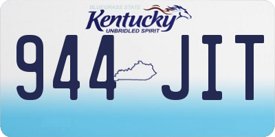 KY license plate 944JIT