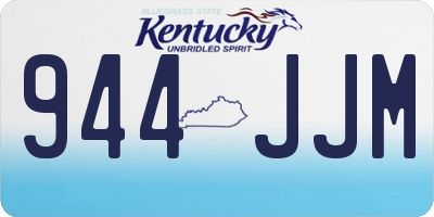 KY license plate 944JJM