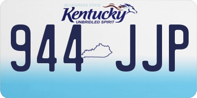 KY license plate 944JJP
