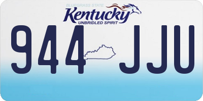 KY license plate 944JJU