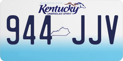 KY license plate 944JJV
