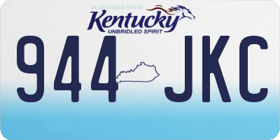 KY license plate 944JKC
