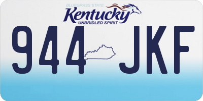 KY license plate 944JKF