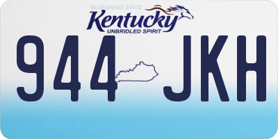 KY license plate 944JKH