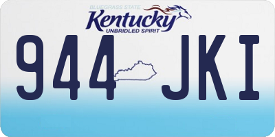 KY license plate 944JKI