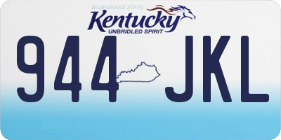 KY license plate 944JKL