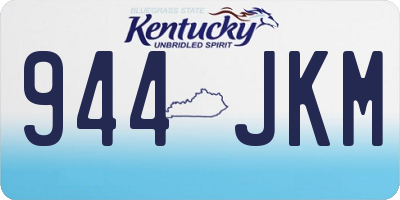 KY license plate 944JKM