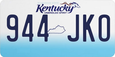 KY license plate 944JKO