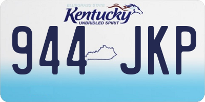 KY license plate 944JKP