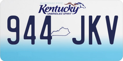KY license plate 944JKV