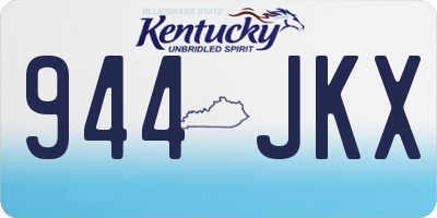 KY license plate 944JKX