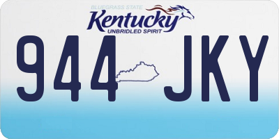 KY license plate 944JKY