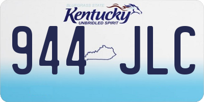KY license plate 944JLC