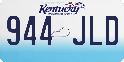 KY license plate 944JLD