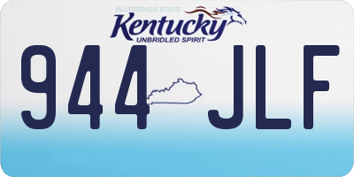 KY license plate 944JLF