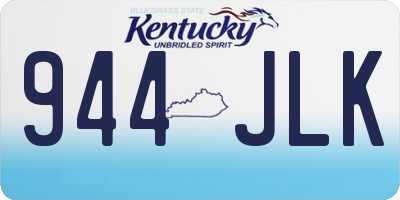 KY license plate 944JLK