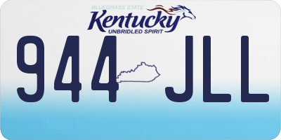 KY license plate 944JLL