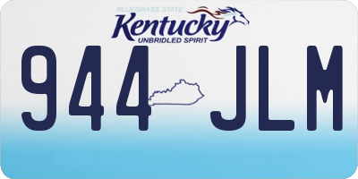 KY license plate 944JLM