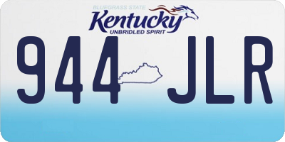 KY license plate 944JLR