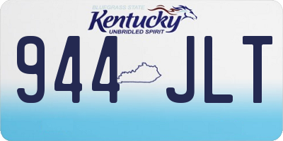 KY license plate 944JLT