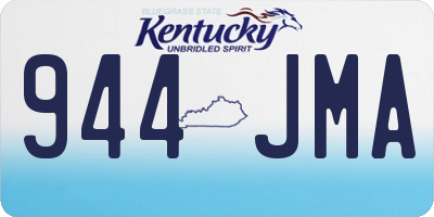 KY license plate 944JMA