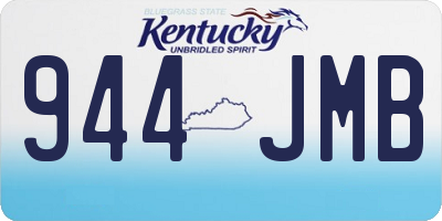 KY license plate 944JMB