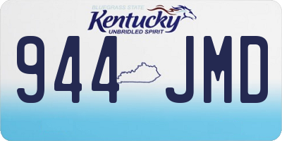 KY license plate 944JMD