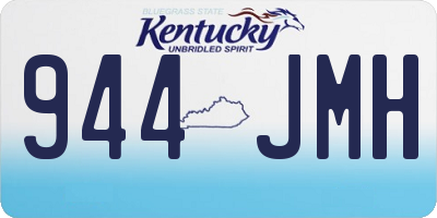 KY license plate 944JMH