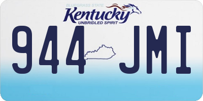 KY license plate 944JMI