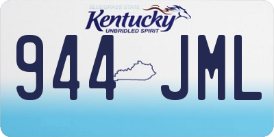 KY license plate 944JML