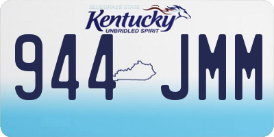 KY license plate 944JMM