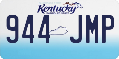 KY license plate 944JMP