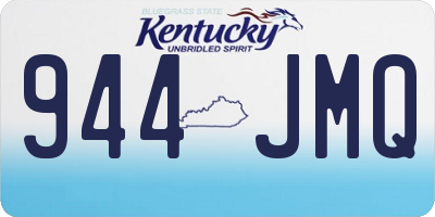 KY license plate 944JMQ