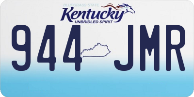 KY license plate 944JMR