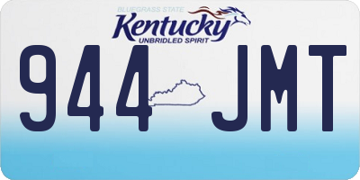 KY license plate 944JMT