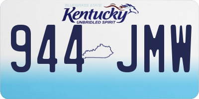 KY license plate 944JMW