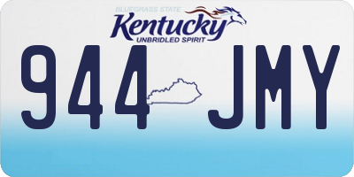 KY license plate 944JMY