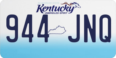 KY license plate 944JNQ