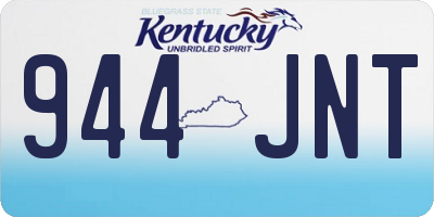 KY license plate 944JNT