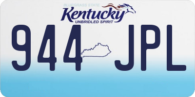 KY license plate 944JPL