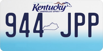 KY license plate 944JPP