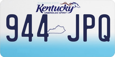 KY license plate 944JPQ
